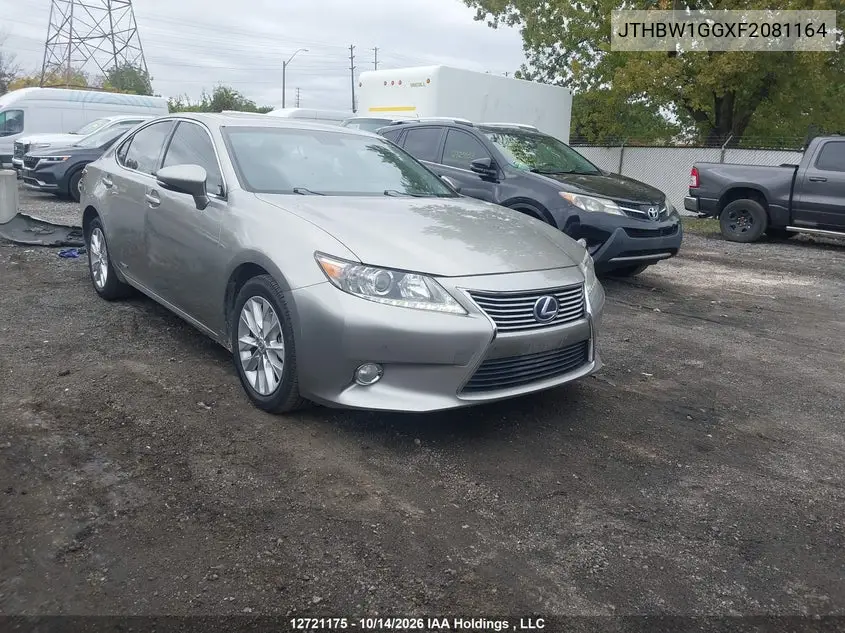 LEXUS ES 2015, VIN JTHBW1GGXF2081164