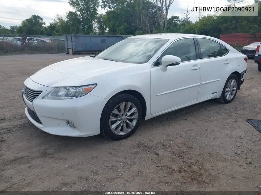 2015 LEXUS ES VIN JTHBW1GG3F2090921 — фото 2