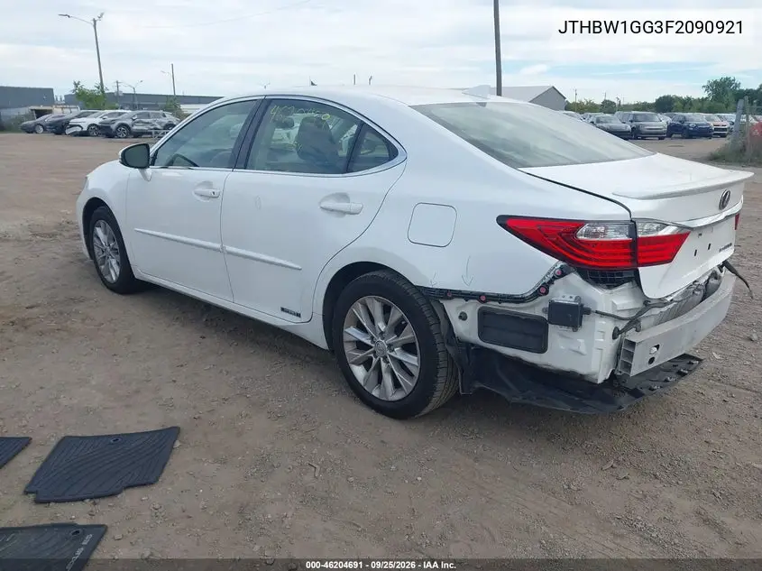 2015 LEXUS ES VIN JTHBW1GG3F2090921 — фото 3