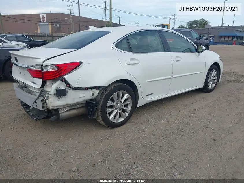 2015 LEXUS ES VIN JTHBW1GG3F2090921 — фото 4
