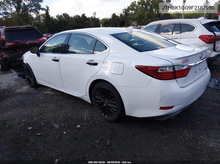 2015 LEXUS ES VIN JTHBK1GG9F2187990 — фото 3