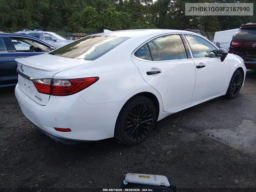 2015 LEXUS ES VIN JTHBK1GG9F2187990 — фото 4
