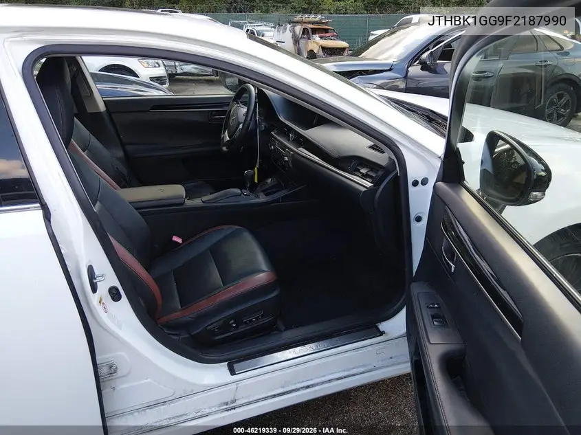 2015 LEXUS ES VIN JTHBK1GG9F2187990 — фото 5