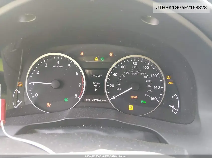 2015 LEXUS ES VIN JTHBK1GG6F2168328 — фото 7