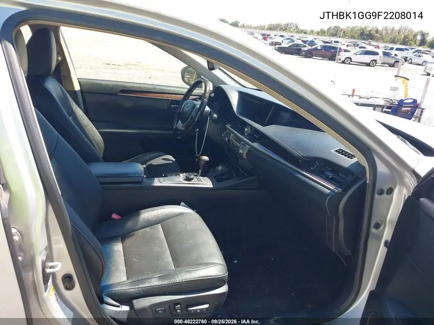 2015 LEXUS ES VIN JTHBK1GG9F2208014 — фото 5