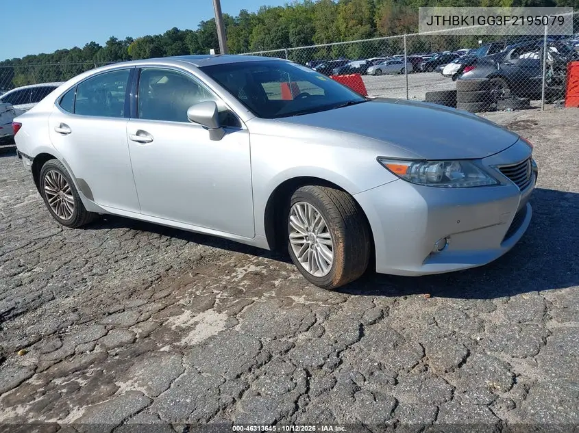 LEXUS ES 2015, VIN JTHBK1GG3F2195079