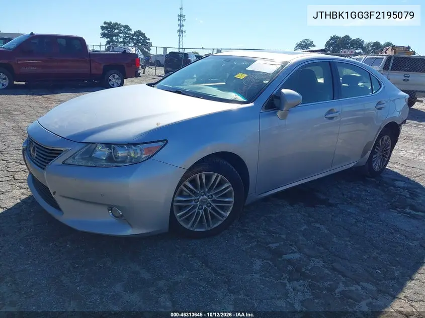 2015 LEXUS ES VIN JTHBK1GG3F2195079 — фото 2