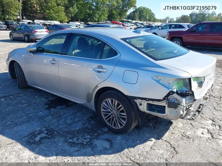 2015 LEXUS ES VIN JTHBK1GG3F2195079 — фото 3
