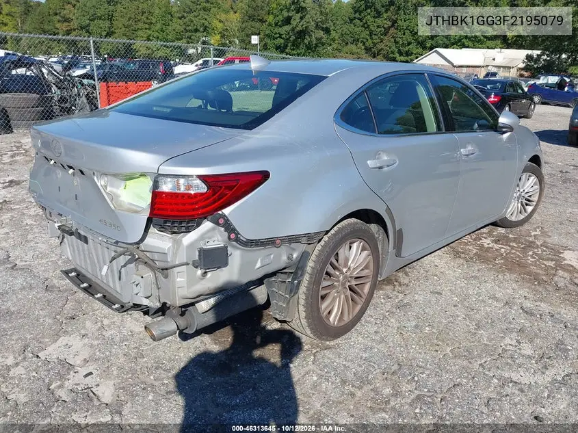 2015 LEXUS ES VIN JTHBK1GG3F2195079 — фото 4