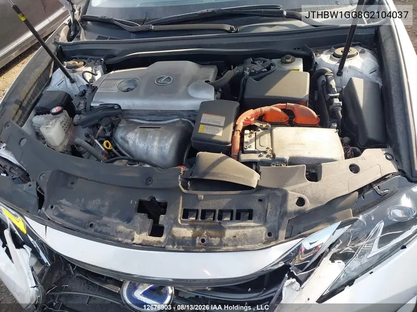2016 LEXUS ES VIN JTHBW1GG8G2104037 — фото 10