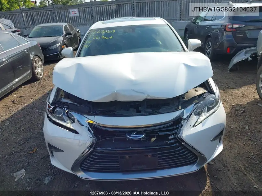 2016 LEXUS ES VIN JTHBW1GG8G2104037 — фото 12