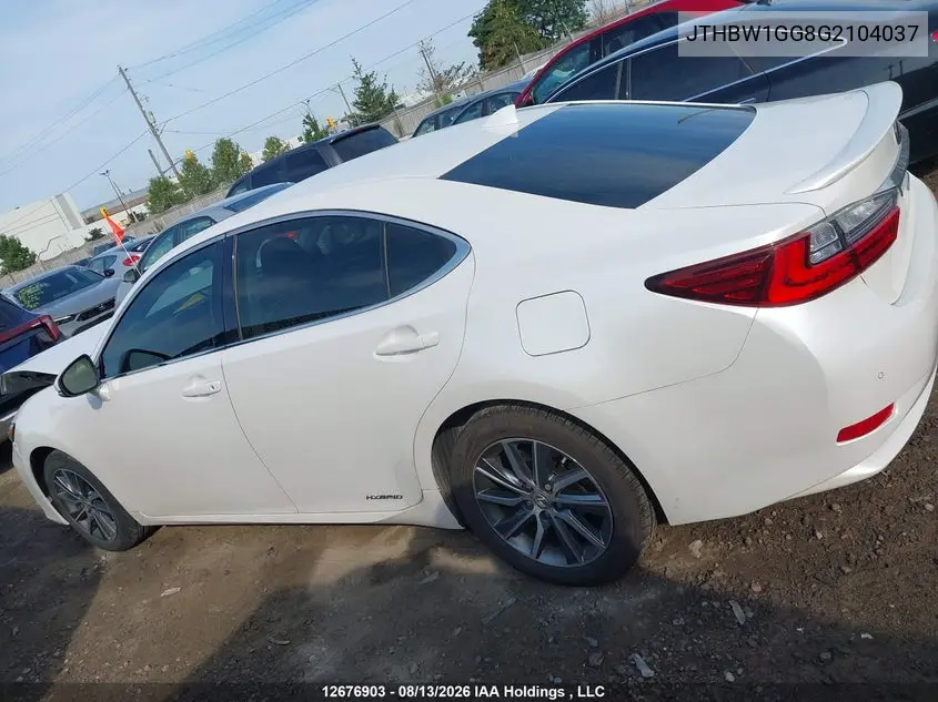 2016 LEXUS ES VIN JTHBW1GG8G2104037 — фото 14