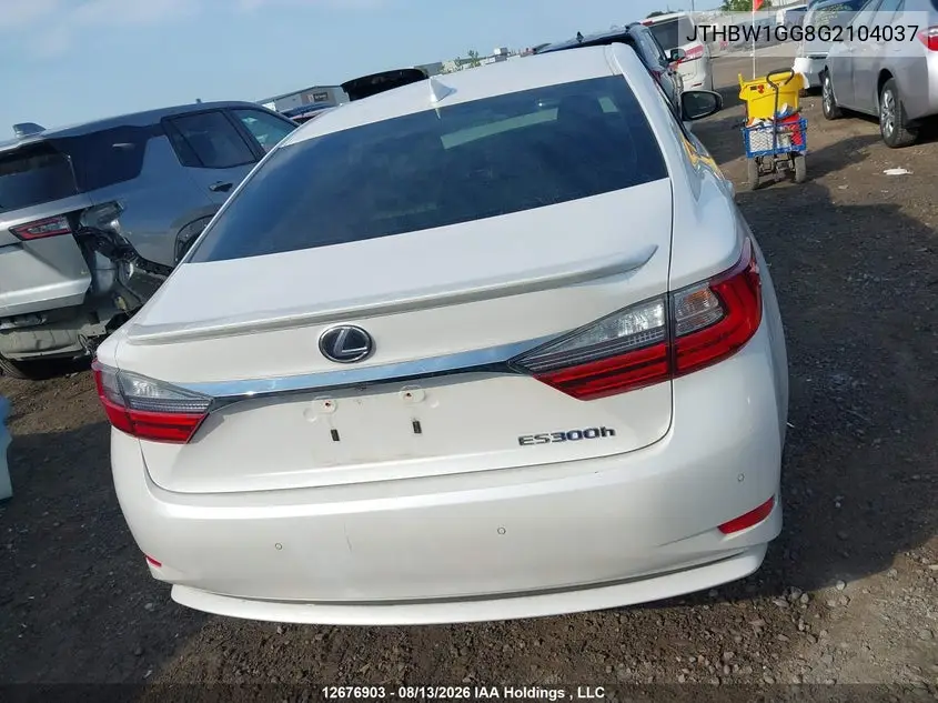 2016 LEXUS ES VIN JTHBW1GG8G2104037 — фото 16