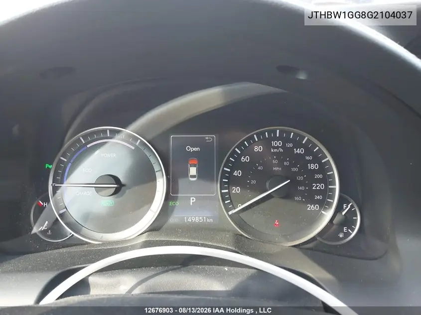 2016 LEXUS ES VIN JTHBW1GG8G2104037 — фото 7