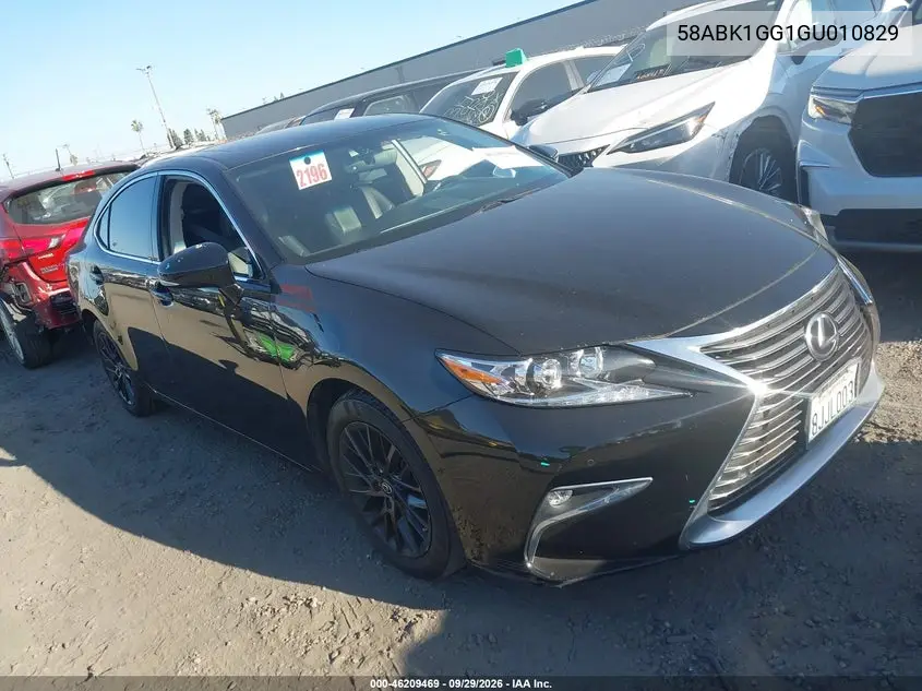LEXUS ES 2016, VIN 58ABK1GG1GU010829