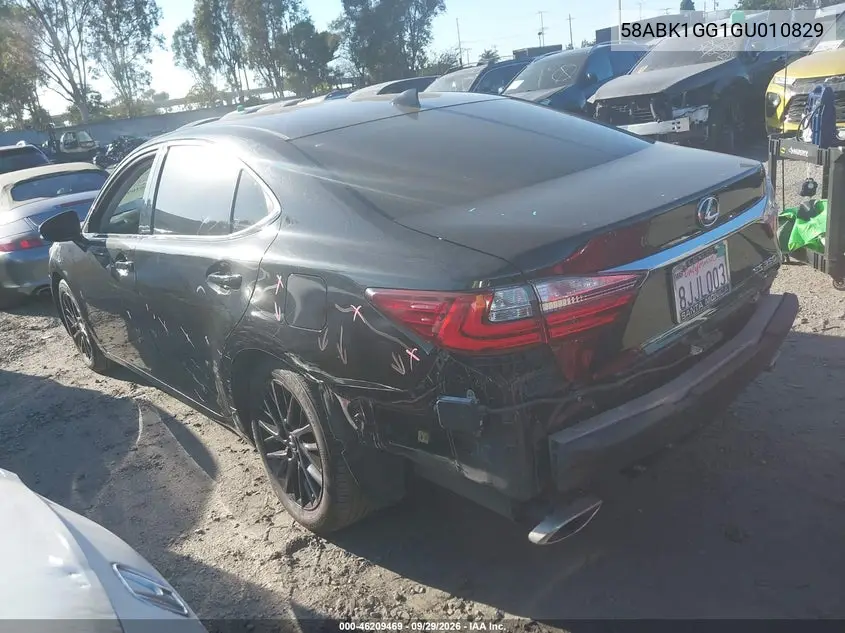 2016 LEXUS ES VIN 58ABK1GG1GU010829 — фото 3