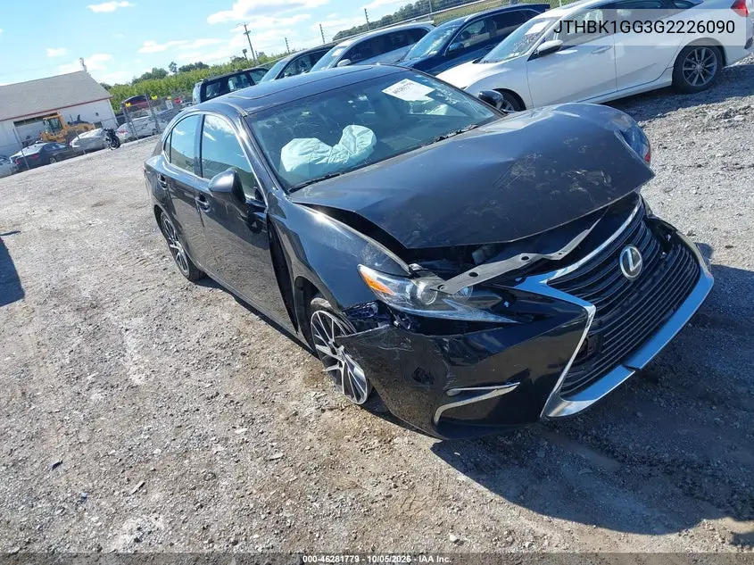 LEXUS ES 2016, VIN JTHBK1GG3G2226090