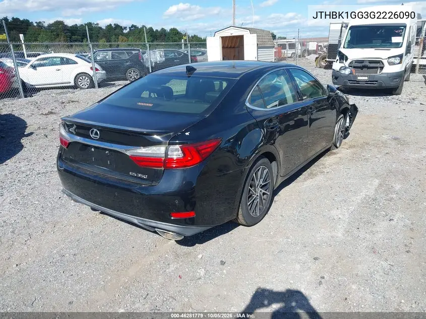 2016 LEXUS ES VIN JTHBK1GG3G2226090 — фото 4