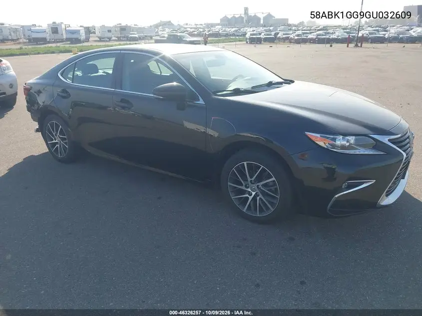 LEXUS ES 2016, VIN 58ABK1GG9GU032609