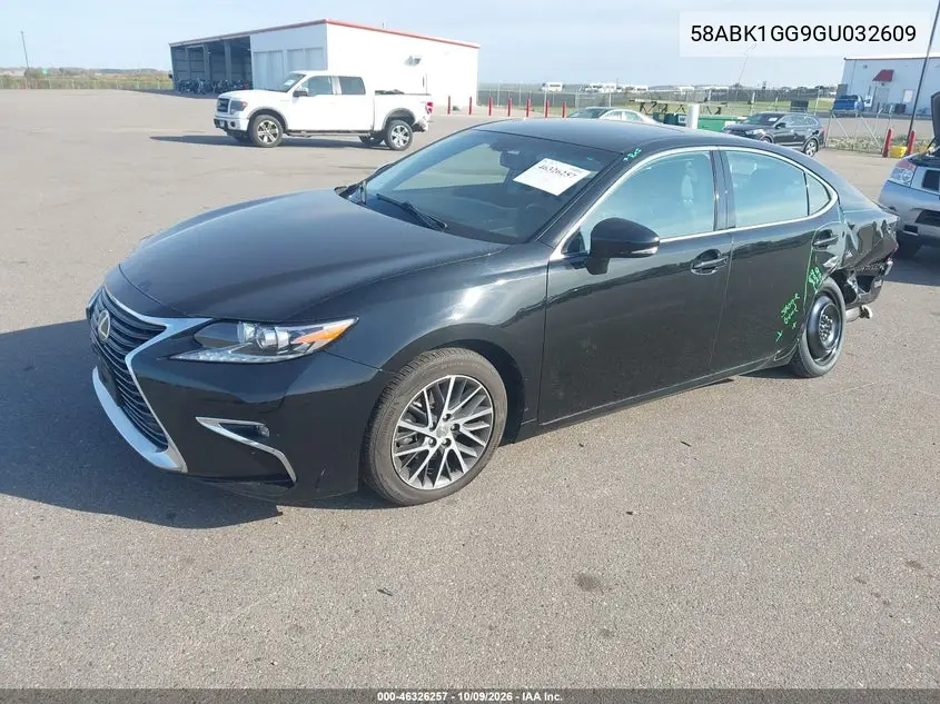 2016 LEXUS ES VIN 58ABK1GG9GU032609 — фото 2