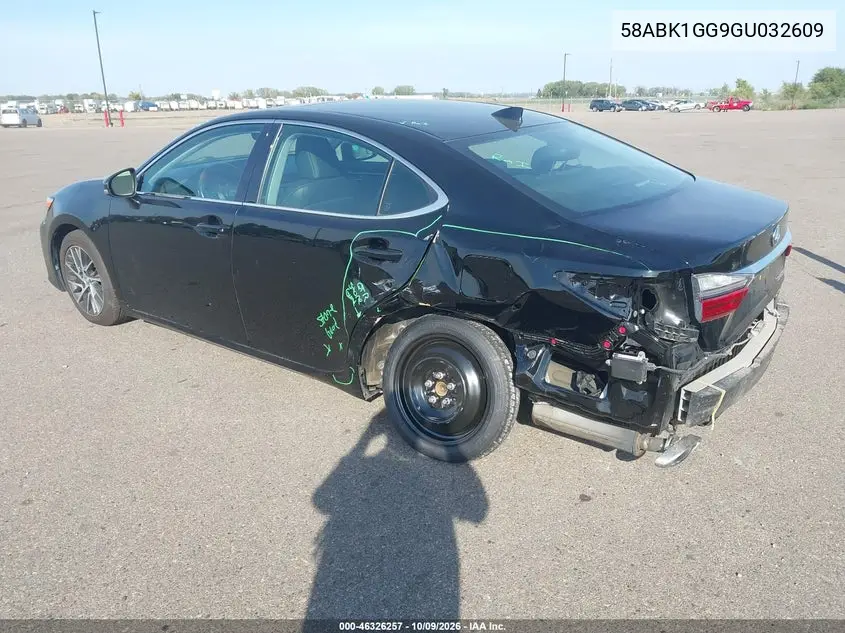 2016 LEXUS ES VIN 58ABK1GG9GU032609 — фото 3
