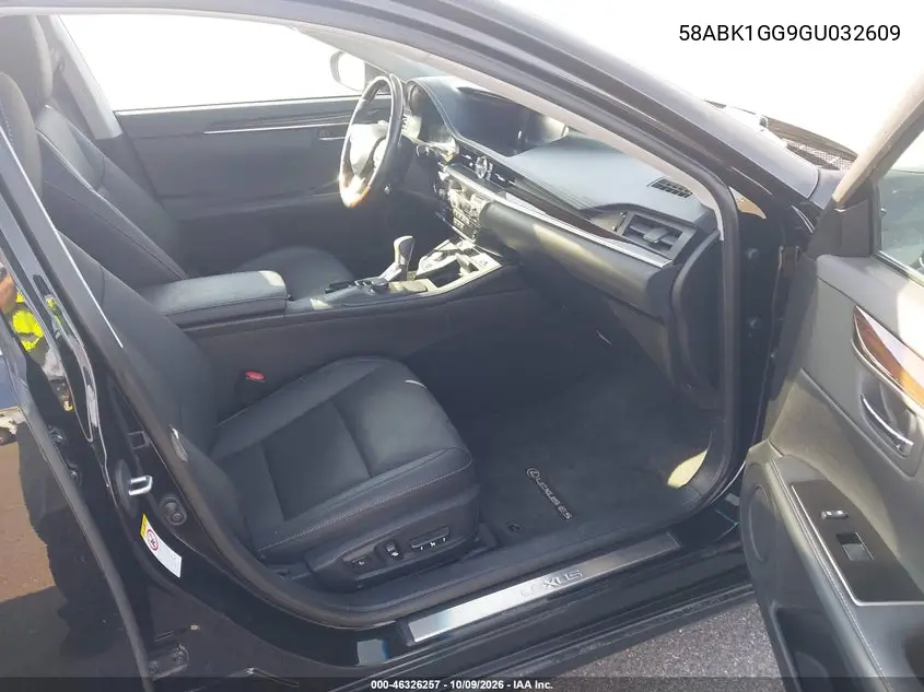2016 LEXUS ES VIN 58ABK1GG9GU032609 — фото 5