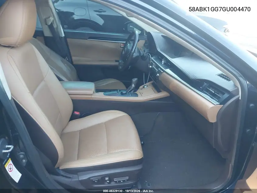 2016 LEXUS ES VIN 58ABK1GG7GU004470 — фото 5