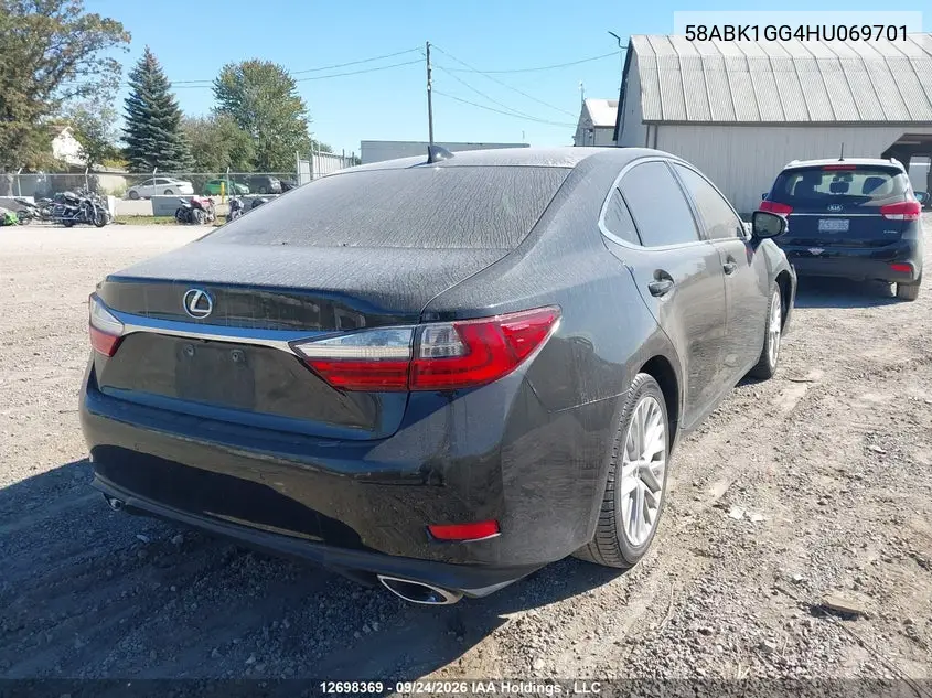 2017 LEXUS ES VIN 58ABK1GG4HU069701 — фото 4