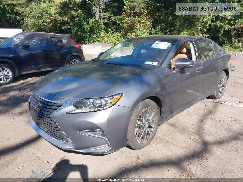2018 LEXUS ES VIN 58ABK1GG1JU095906 — фото 2