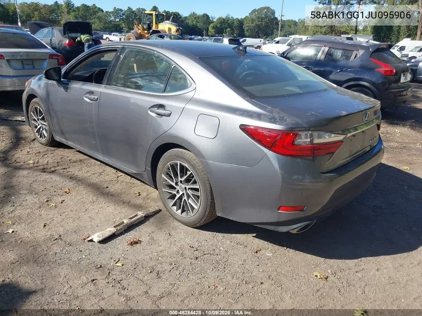 2018 LEXUS ES VIN 58ABK1GG1JU095906 — фото 3