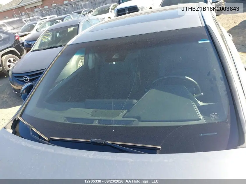 2019 LEXUS ES VIN JTHBZ1B18K2003843 — фото 16