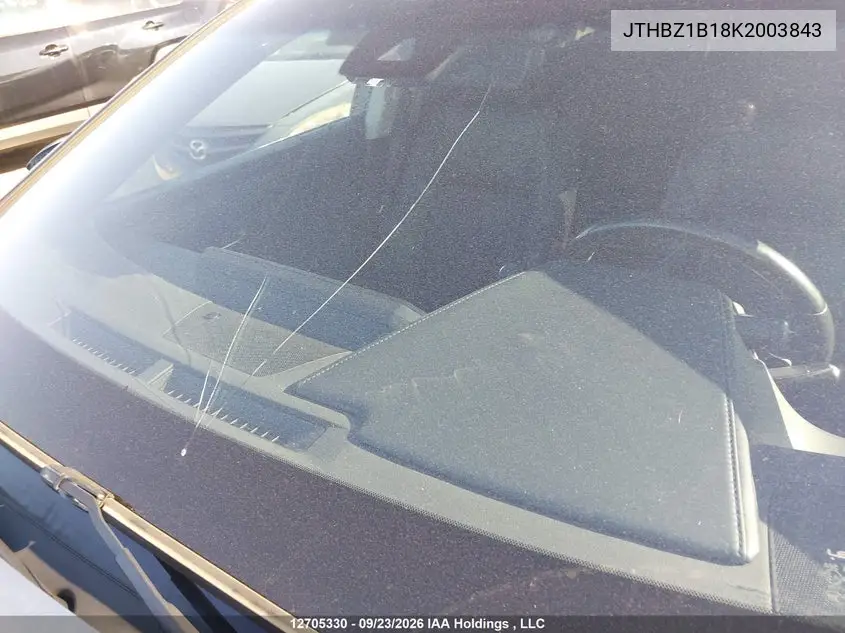 2019 LEXUS ES VIN JTHBZ1B18K2003843 — фото 6