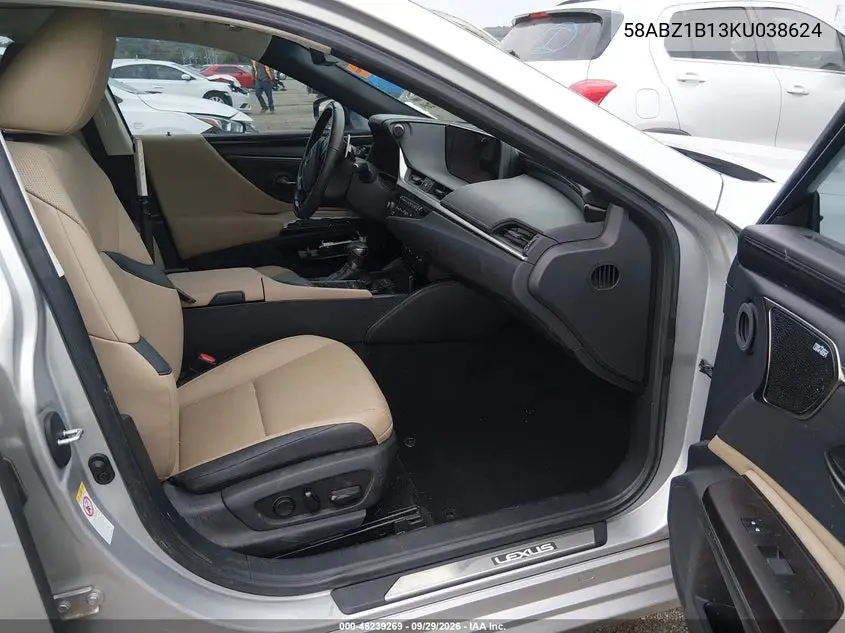 2019 LEXUS ES VIN 58ABZ1B13KU038624 — фото 5