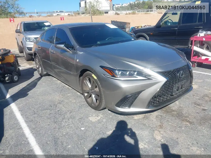 LEXUS ES 2019, VIN 58ABZ1B10KU044560