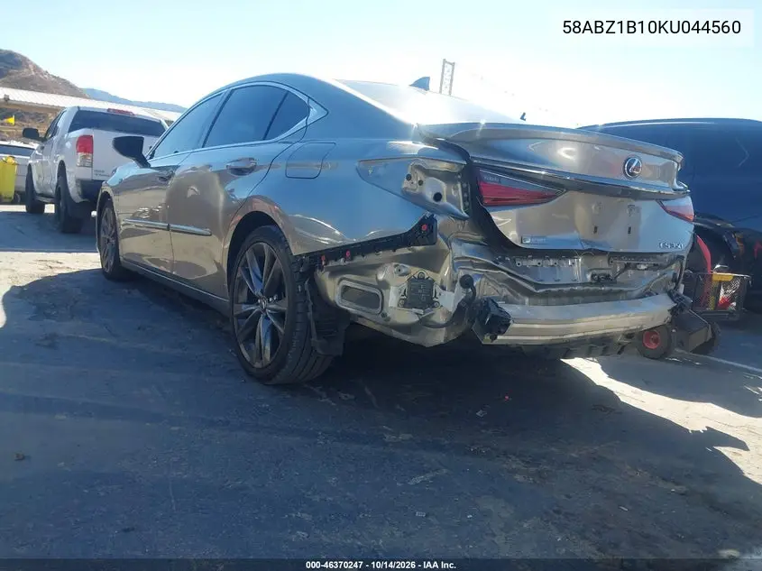 2019 LEXUS ES VIN 58ABZ1B10KU044560 — фото 3