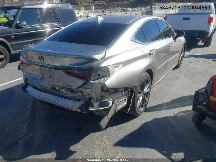 2019 LEXUS ES VIN 58ABZ1B10KU044560 — фото 4