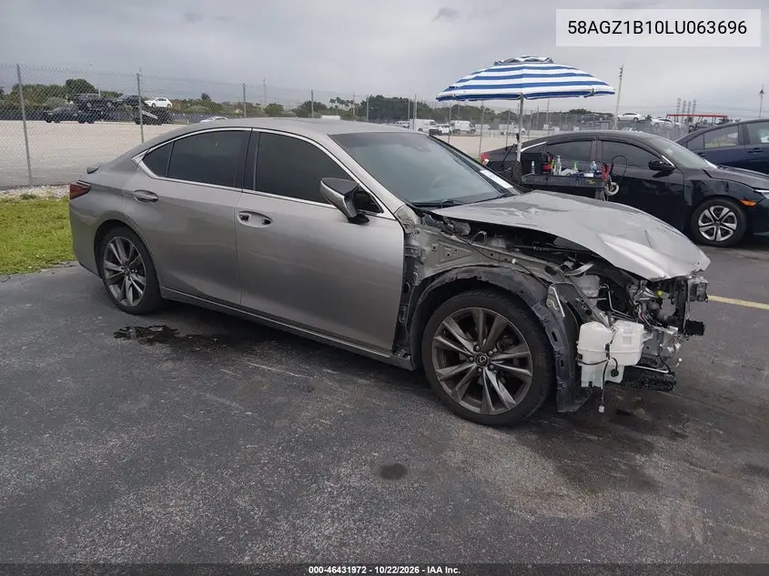 LEXUS ES 2020, VIN 58AGZ1B10LU063696