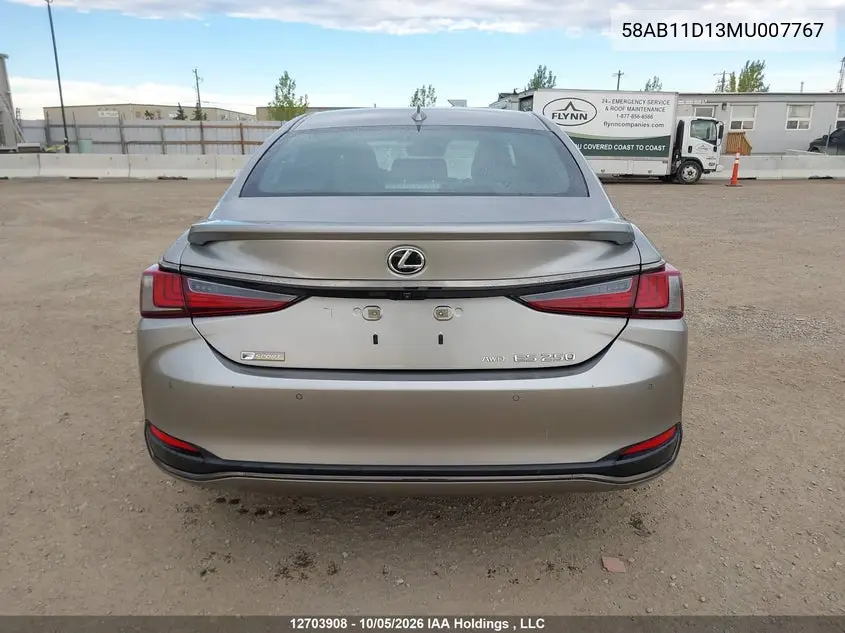 2021 LEXUS ES VIN 58AB11D13MU007767 — фото 16