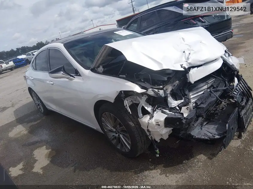 LEXUS ES 2022, VIN 58AFZ1B1XNU129542