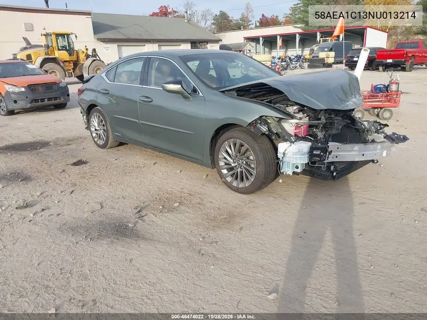 LEXUS ES 2022, VIN 58AEA1C13NU013214