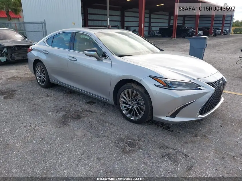 LEXUS ES 2024, VIN 58AFA1C15RU043597