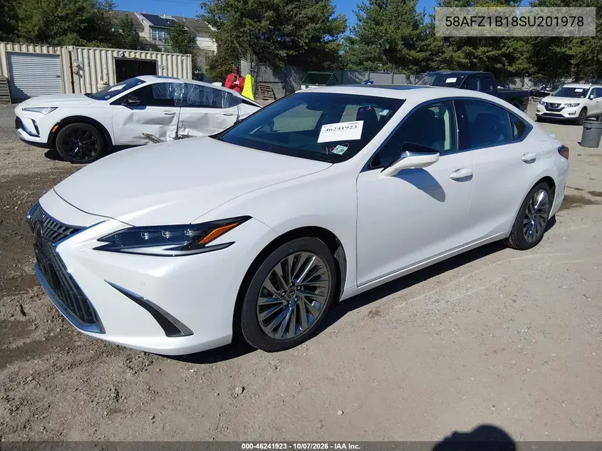 2025 LEXUS ES VIN 58AFZ1B18SU201978 — фото 2