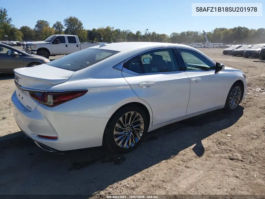 2025 LEXUS ES VIN 58AFZ1B18SU201978 — фото 4