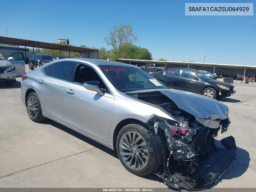 LEXUS ES 2025, VIN 58AFA1C12SU064929