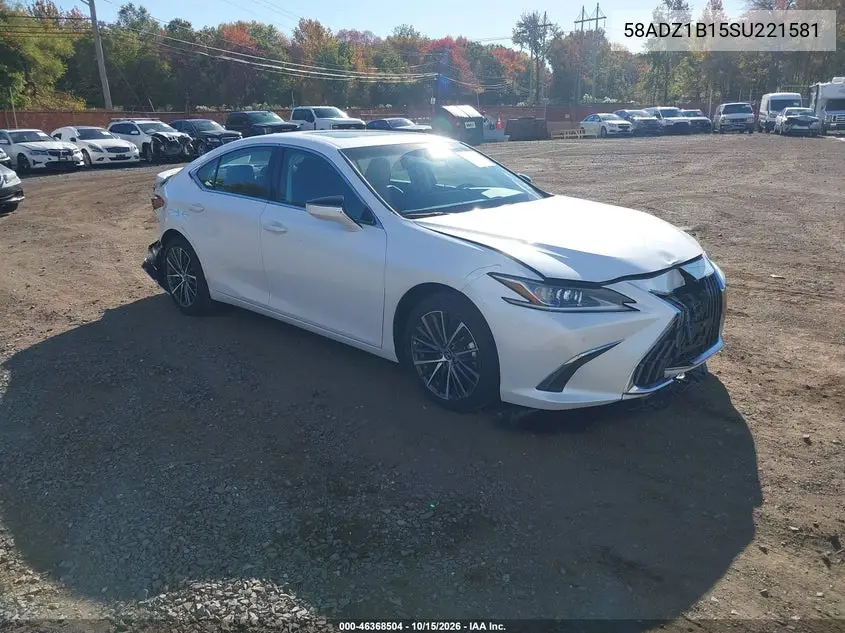 LEXUS ES 2025, VIN 58ADZ1B15SU221581