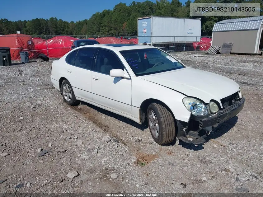 LEXUS GS 300 2001, VIN JT8BD69S210143505
