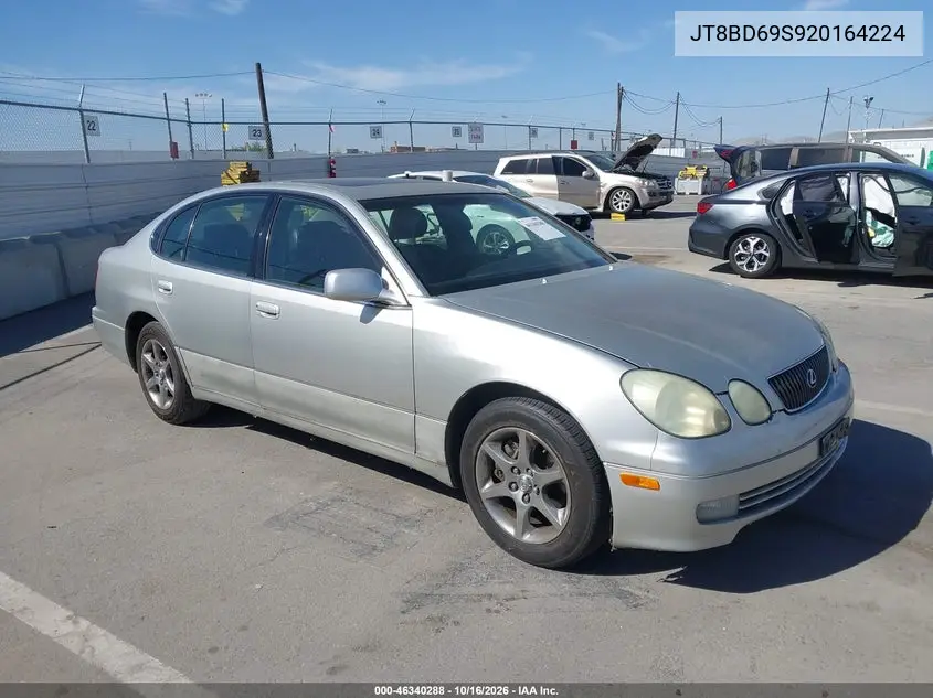 LEXUS GS 300 2002, VIN JT8BD69S920164224