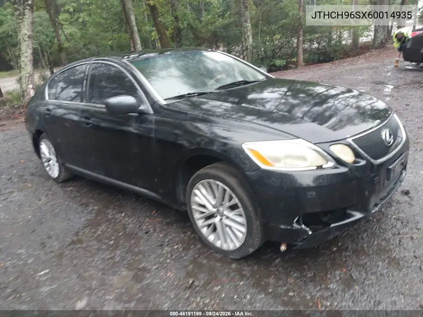 LEXUS GS 300 2006, VIN JTHCH96SX60014935
