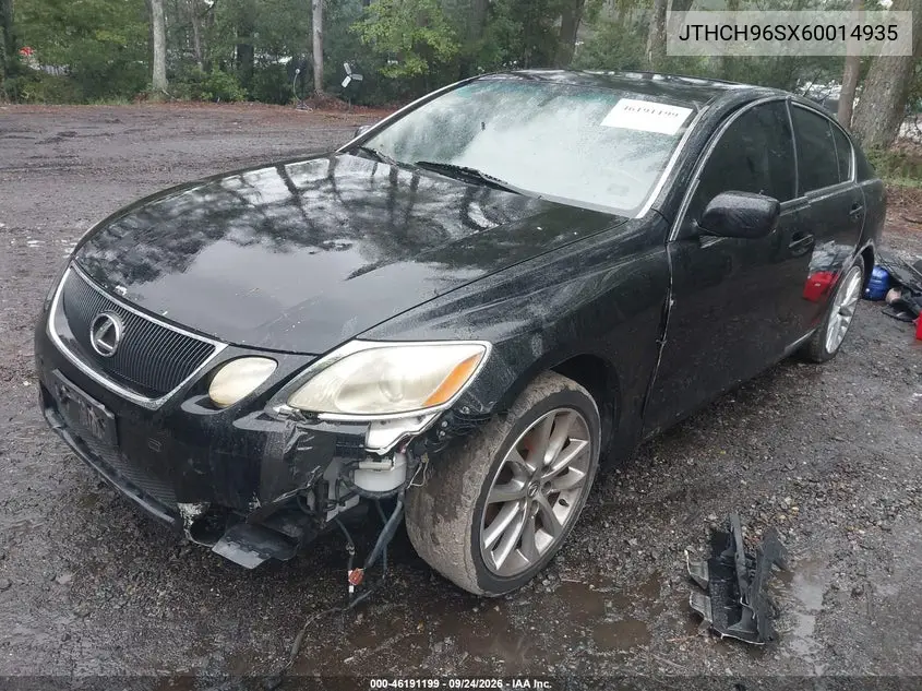 2006 LEXUS GS 300 VIN JTHCH96SX60014935 — фото 2