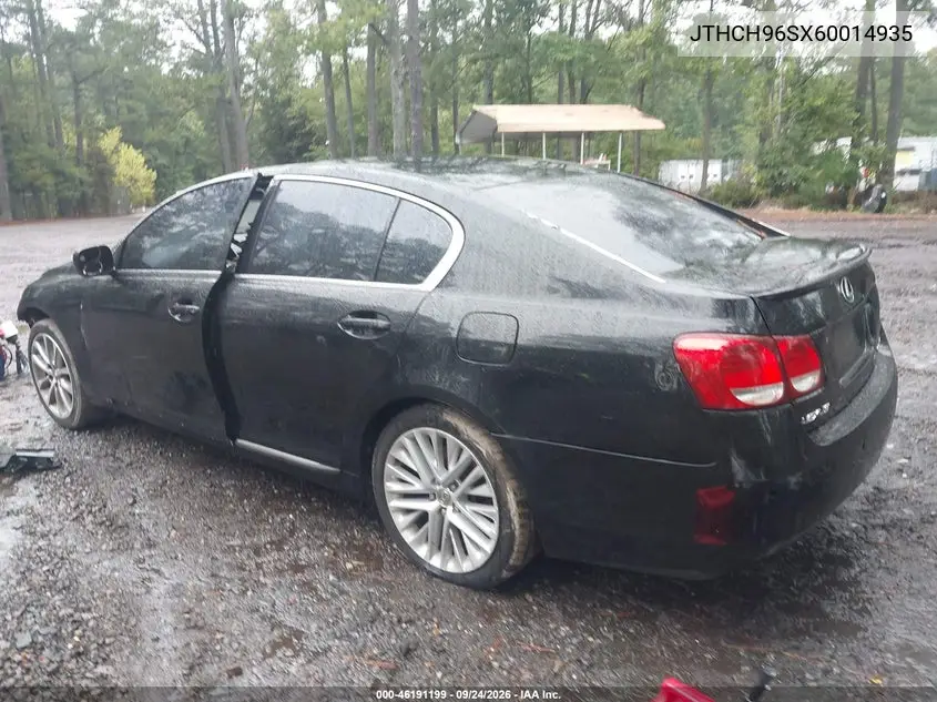 2006 LEXUS GS 300 VIN JTHCH96SX60014935 — фото 3